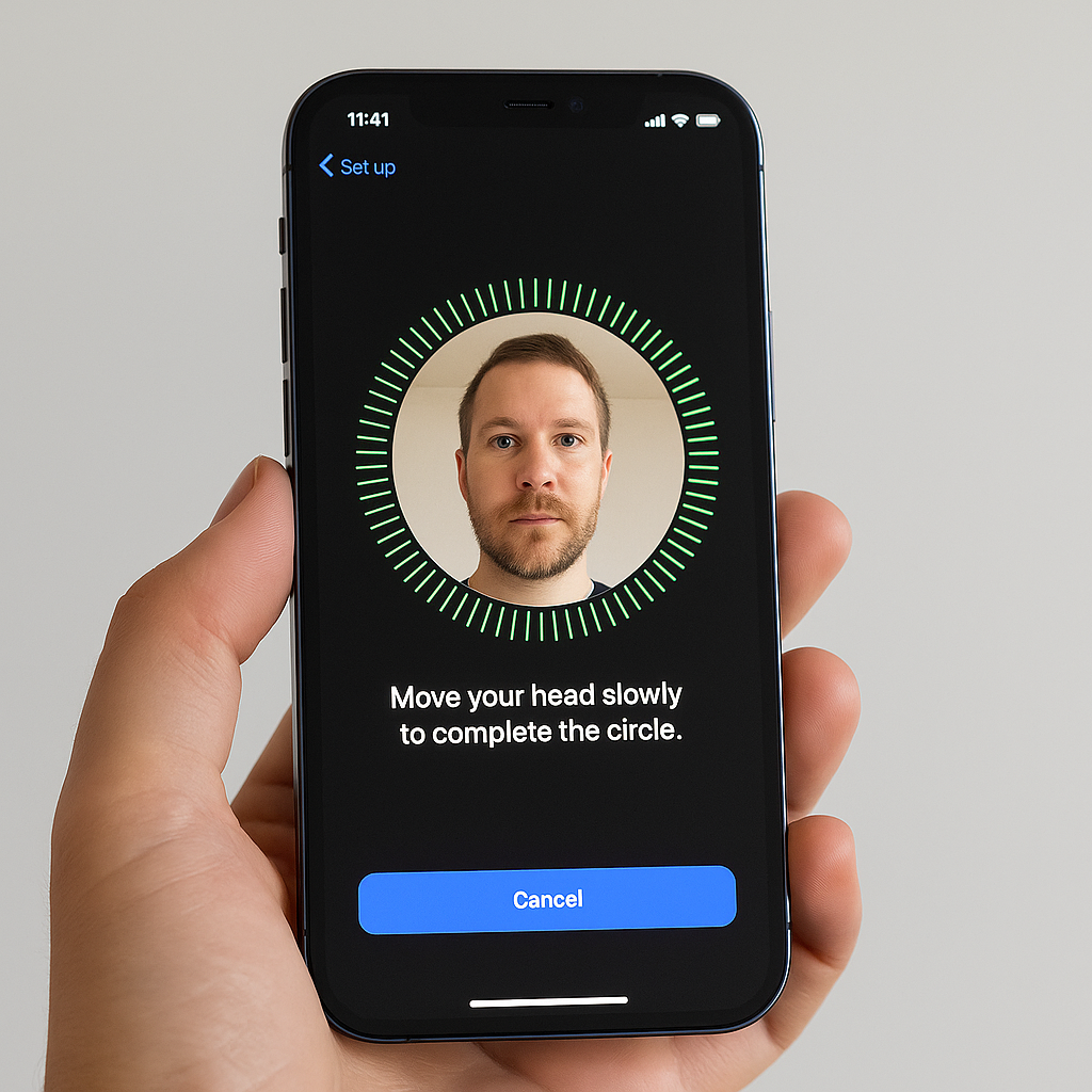 Cách thiết lập Face ID trên iPhone lần đầu tiên