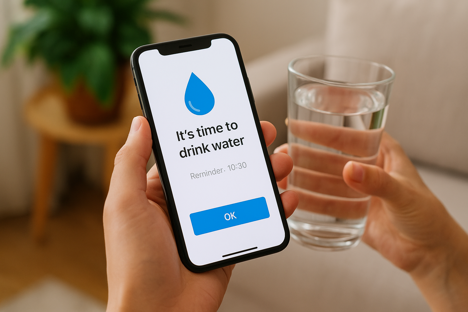 Cách thiết lập nhắc uống nước trên điện thoại – đơn giản mà hiệu quả, ai cũng làm được