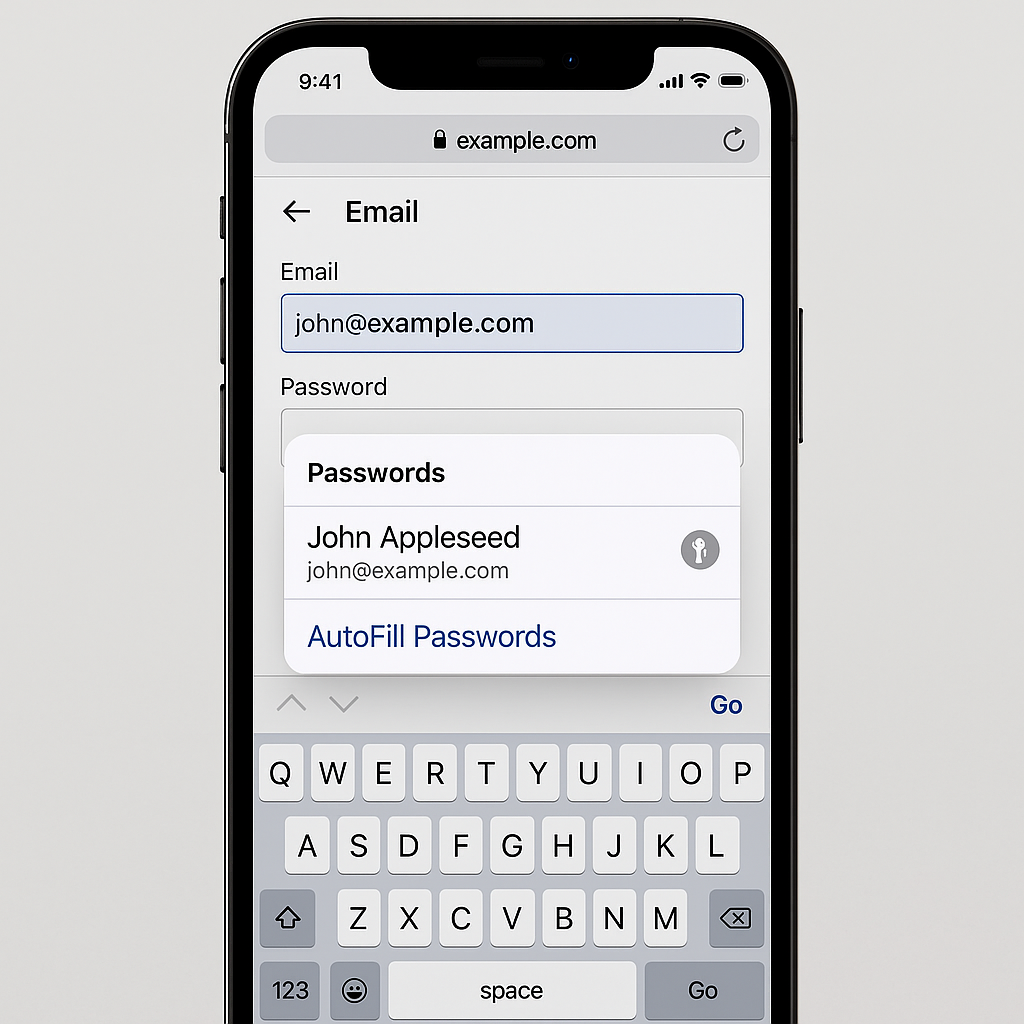 Cách tự động điền mật khẩu trên iPhone nhanh chóng