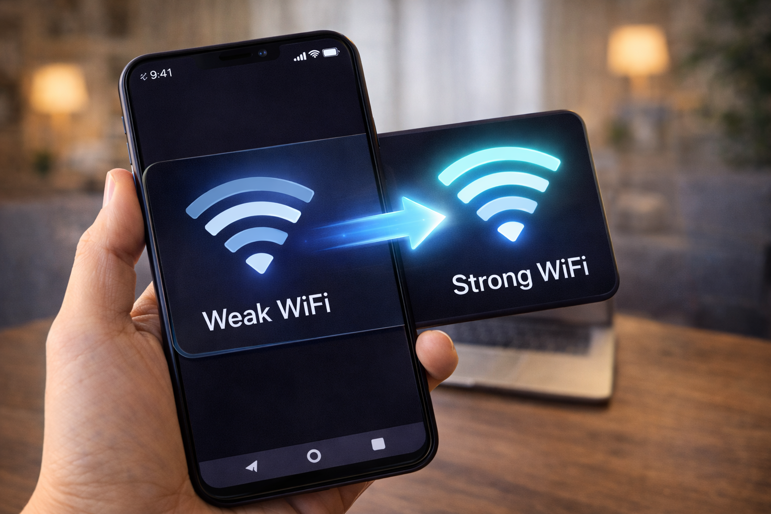 Cách Ưu Tiên WiFi Mạnh Nhất Trên Điện Thoại (Auto Switch)