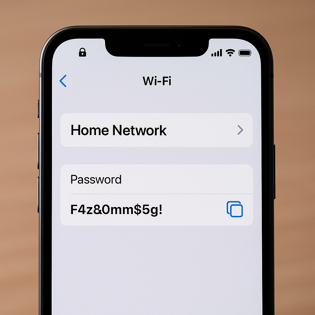 Cách xem mật khẩu Wi-Fi đã lưu trên iPhone