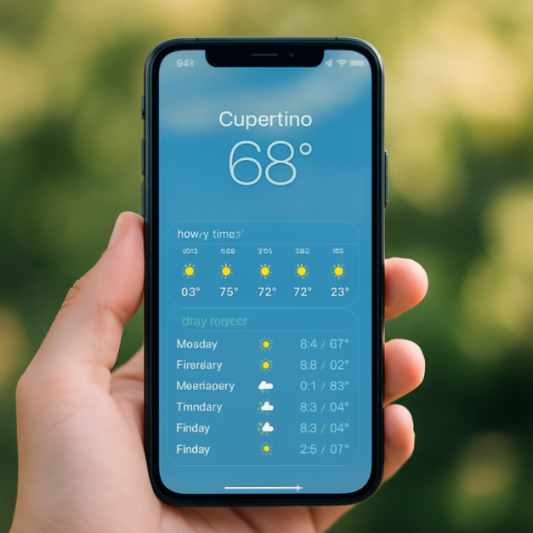 Cách xem thời tiết trên iPhone bằng ứng dụng mặc định