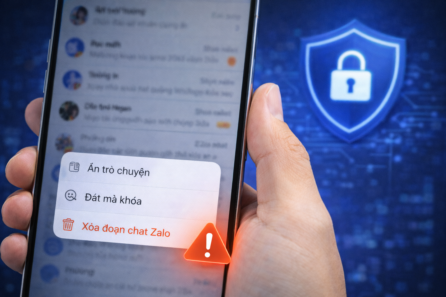 Cách Xóa Tin Nhắn Nhạy Cảm Trên Zalo – An Toàn Trước Khi Cho Người Khác Mượn Máy Dịp Tết