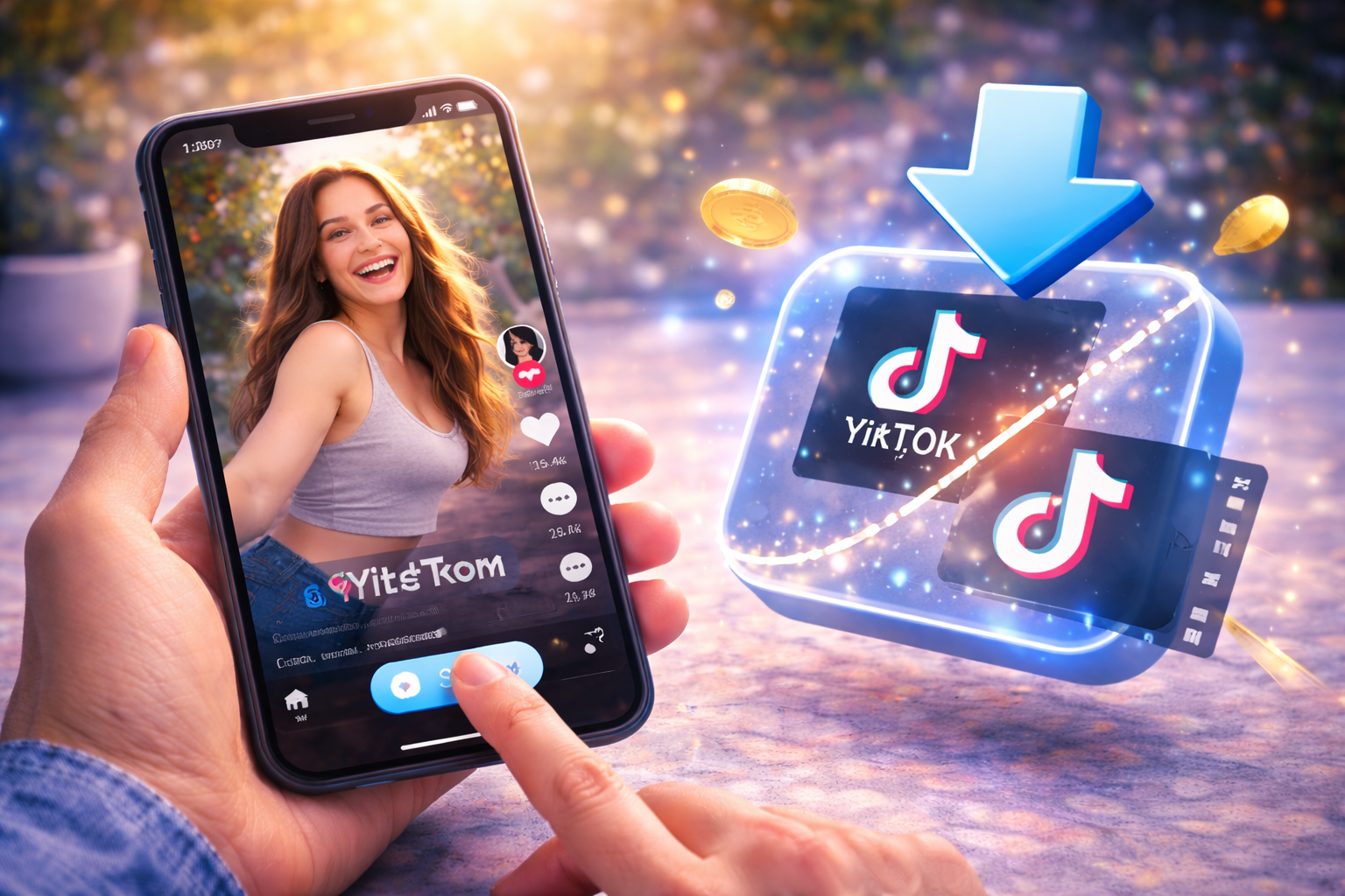 Cách xóa watermark TikTok khi tải video