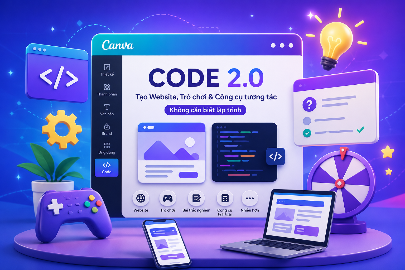 Canva Code 2.0 là gì? Hướng dẫn sử dụng từ A đến Z
