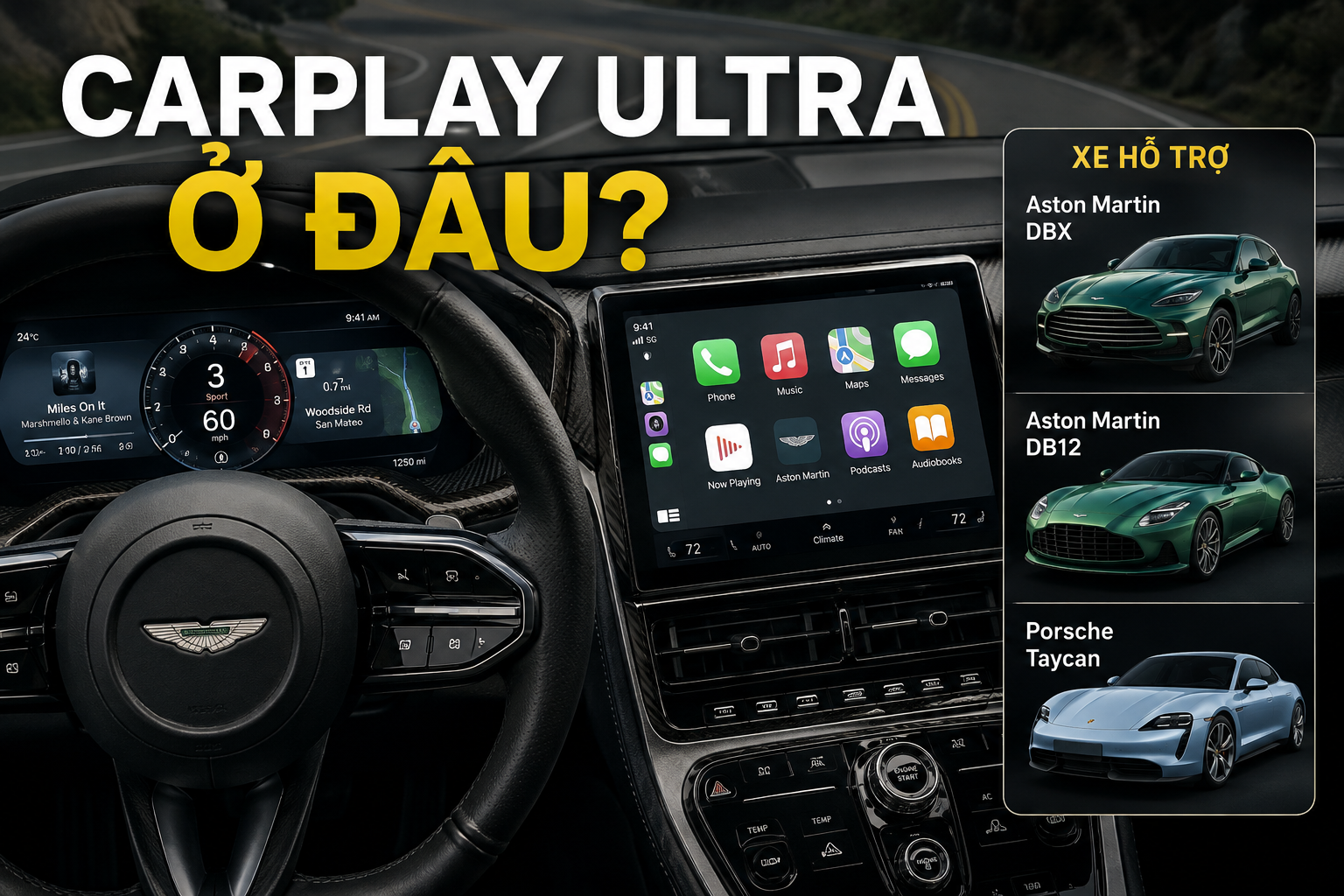 CarPlay Ultra đã ra mắt hơn một năm nhưng vì sao gần như chưa thấy ngoài đường? Xe nào thực sự hỗ trợ?