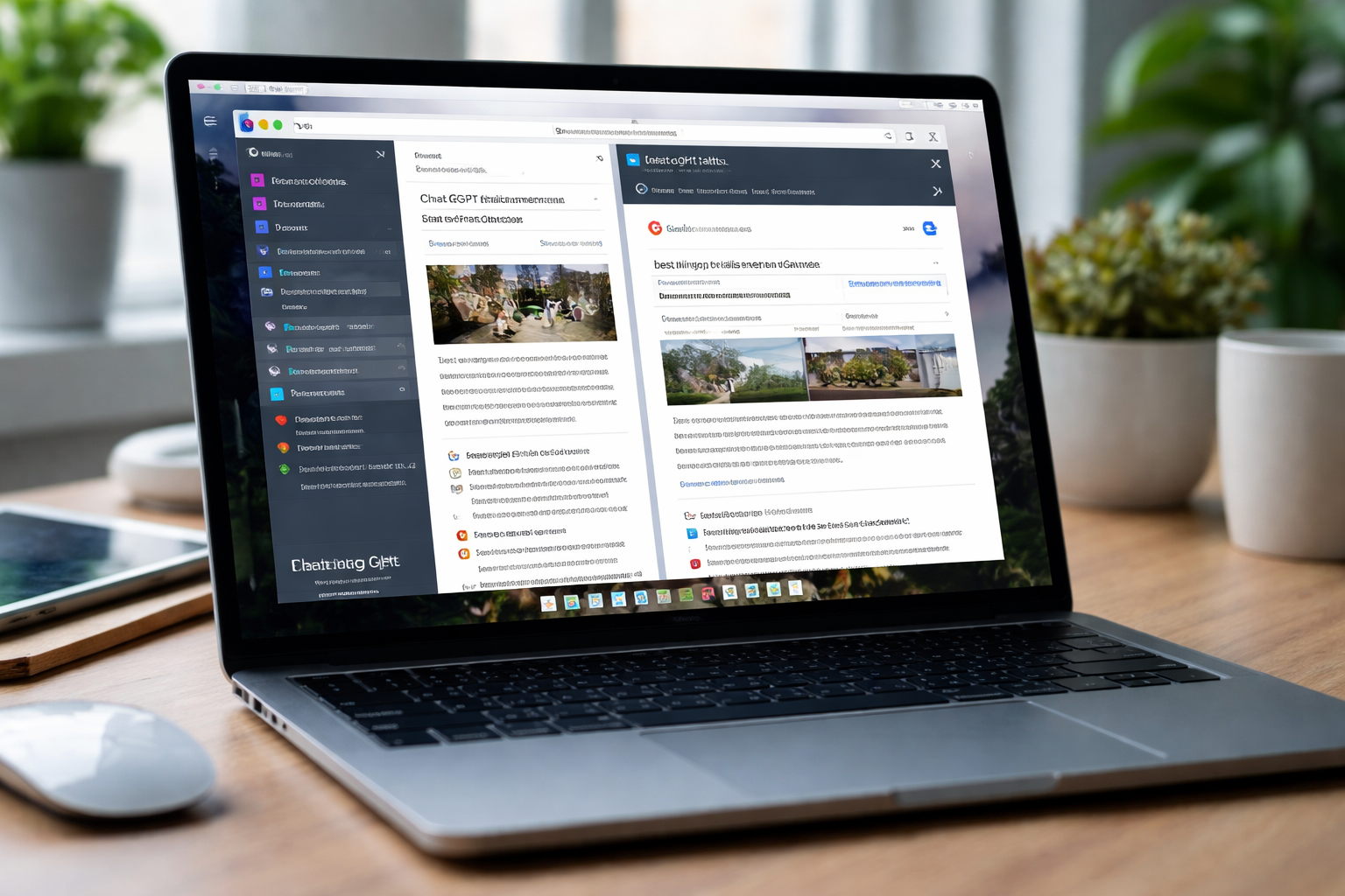 ChatGPT Atlas cập nhật Nhóm tab, tự động chuyển đổi tìm kiếm Google/AI