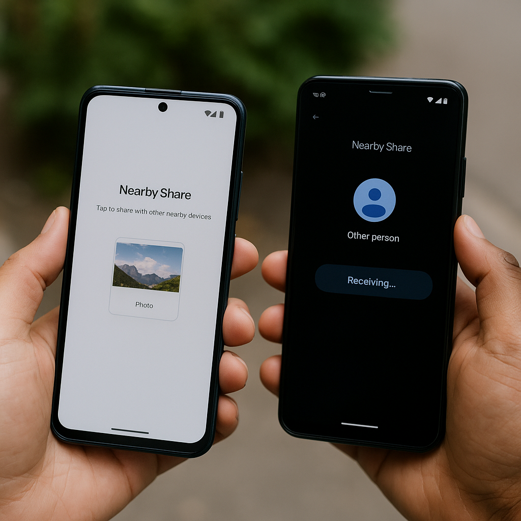 Chia sẻ file siêu nhanh với Nearby Share trên Android