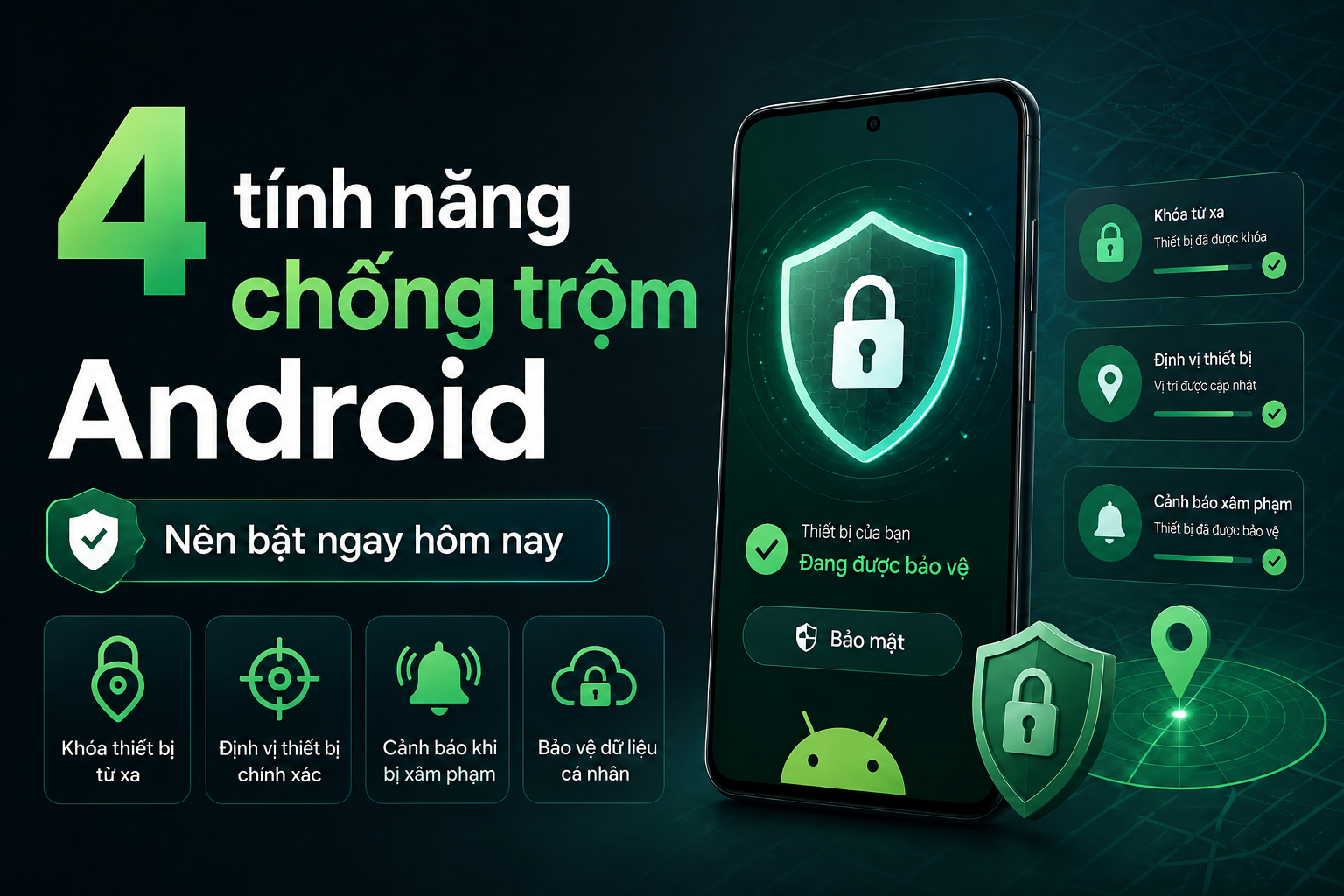 4 tính năng chống trộm trên Android nên bật ngay hôm nay