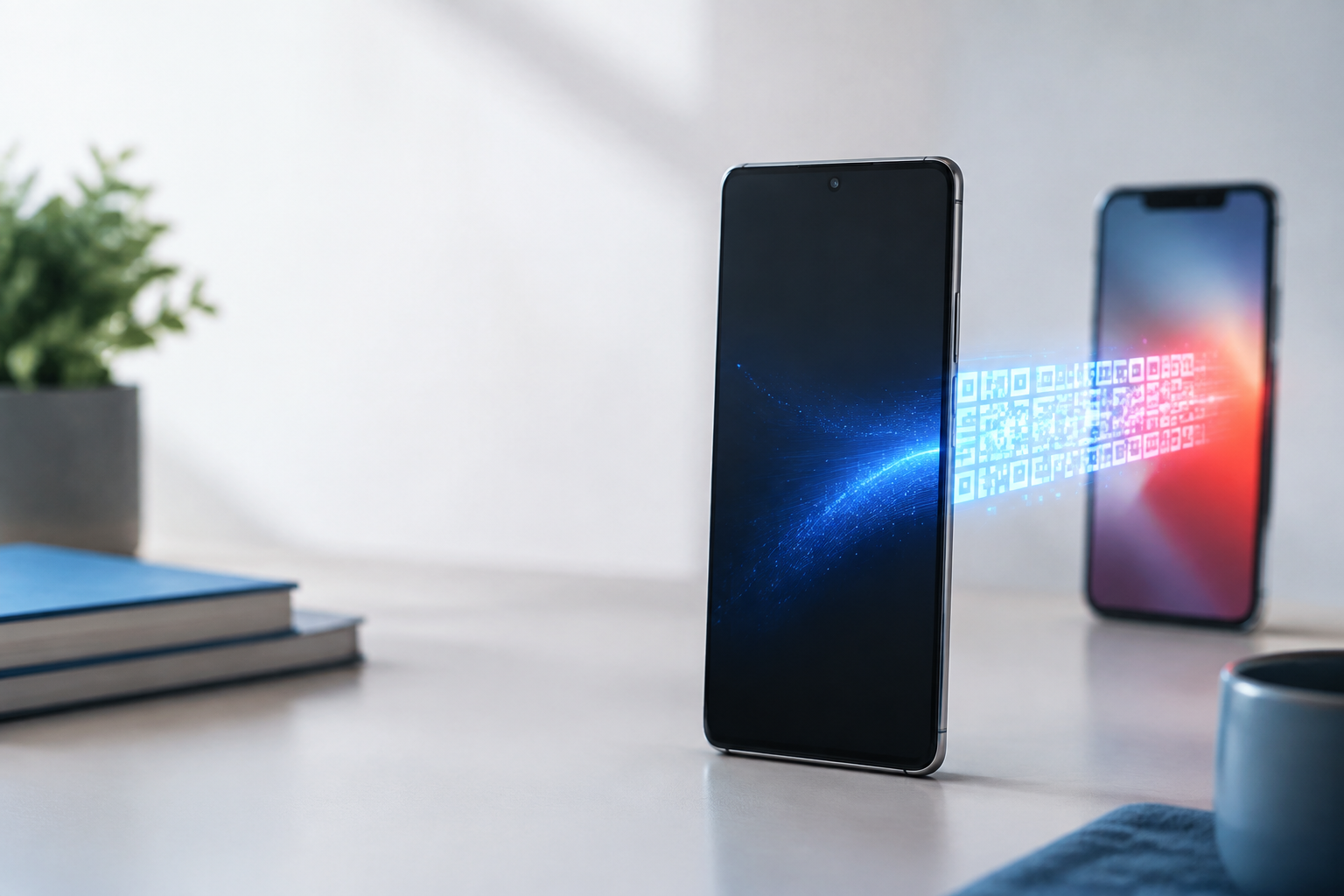 Cách chuyển dữ liệu iPhone sang Galaxy bằng Smart Switch bằng QR