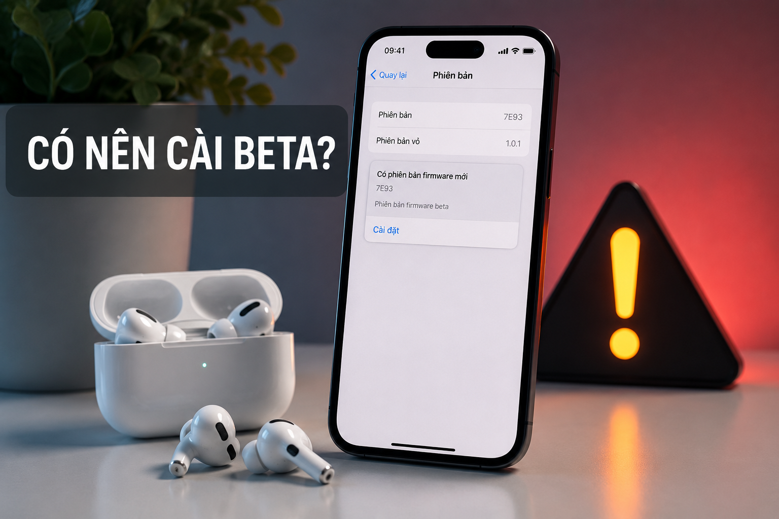 Có nên cài firmware Beta cho AirPods? Cách bật thử nghiệm và những rủi ro cần biết