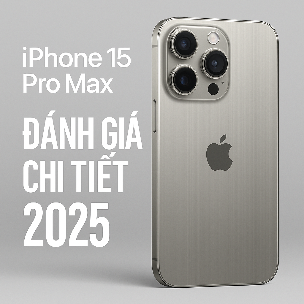 Đánh giá chi tiết iPhone 15 Pro Max: Thiết kế, hiệu năng, camera, pin