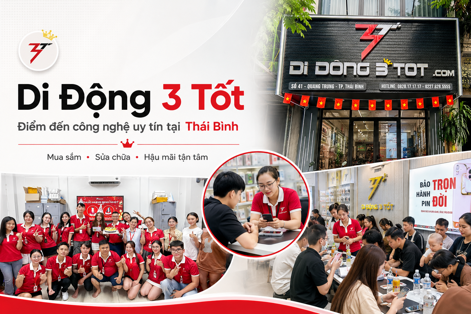 Di Động 3 Tốt - Hơn một thập kỷ đồng hành cùng khách hàng công nghệ