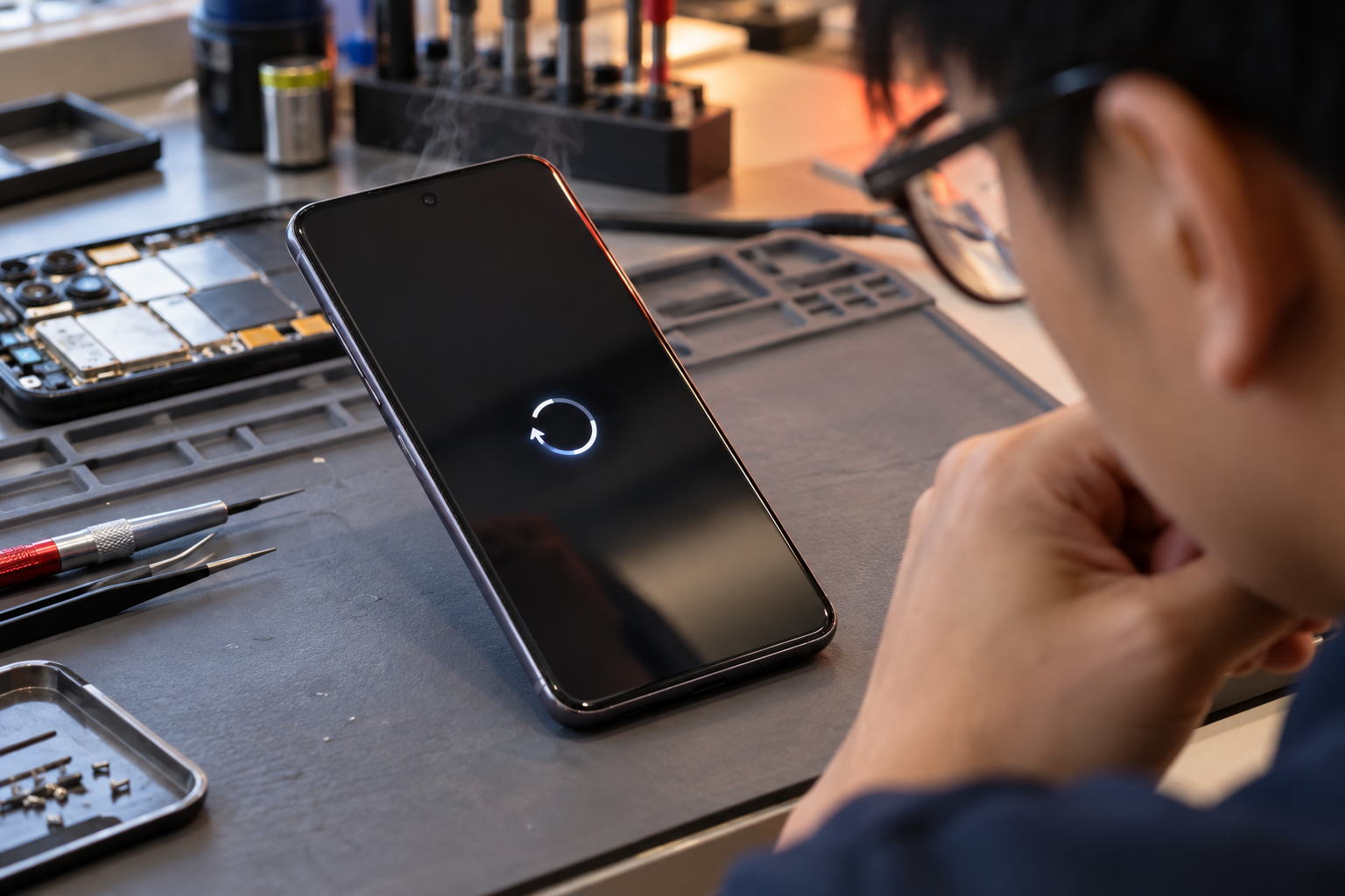 Điện thoại Android tự khởi động lại khi mở camera hoặc chơi game: Lỗi pin, nhiệt hay IC nguồn?