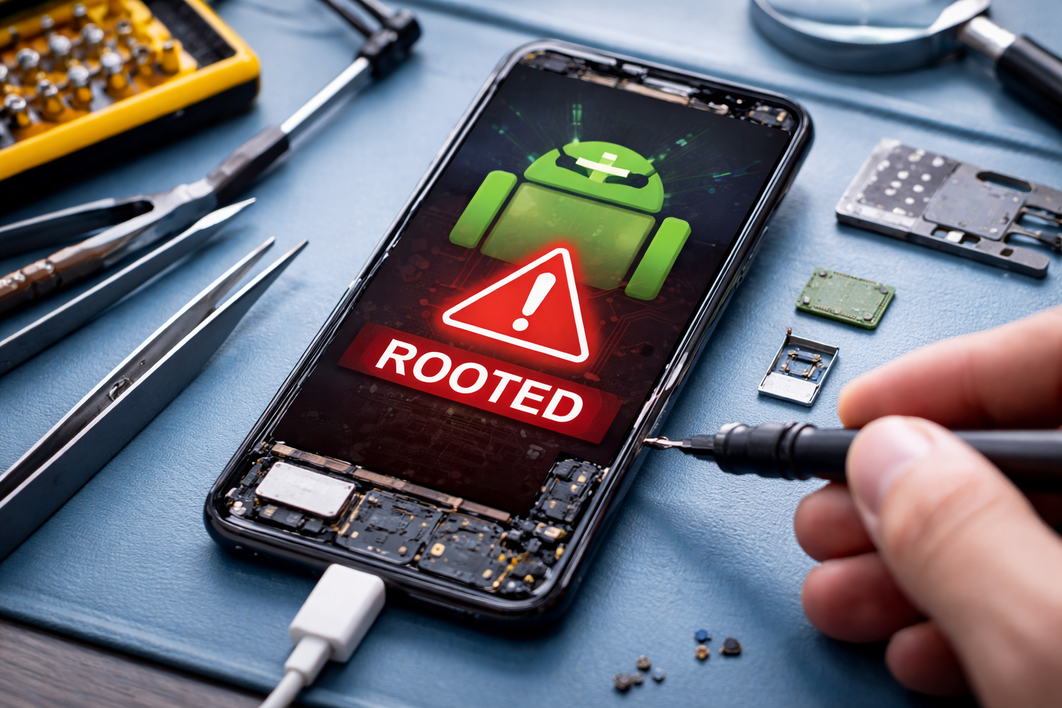 Điện thoại bị root có sửa được không?
