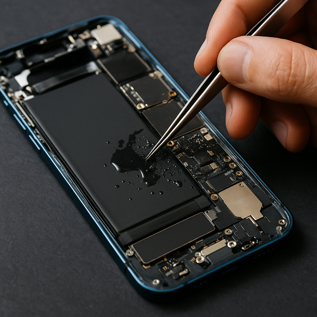 Điện thoại rơi nước có cần thay main không?