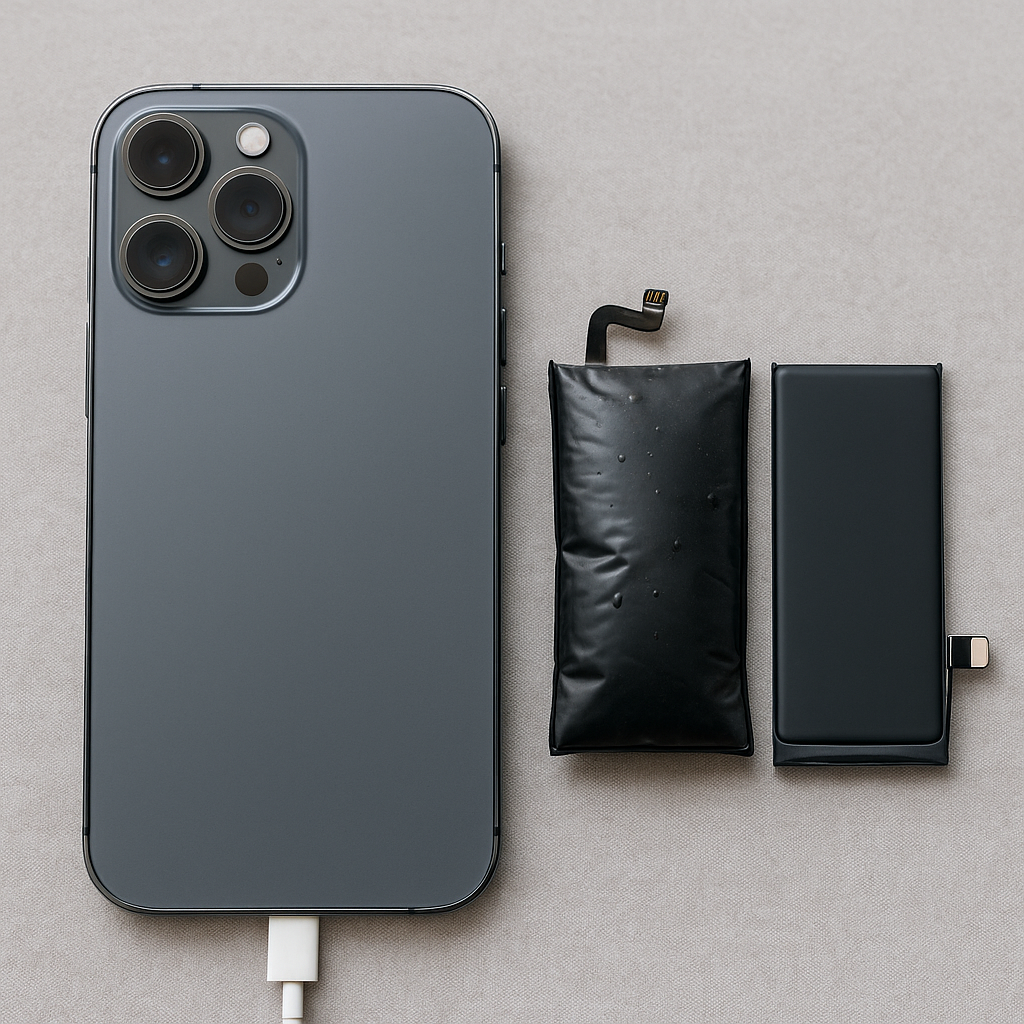 Điện thoại rơi nước có cần thay pin không?