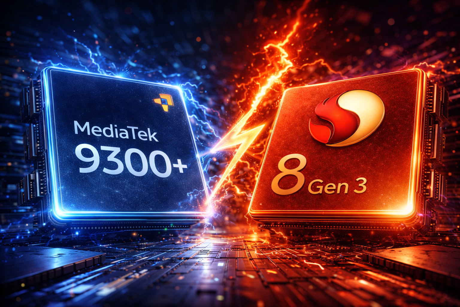 So sánh Dimensity 9300+ vs Snapdragon 8 Gen 3: Chip nào chơi game tốt hơn?