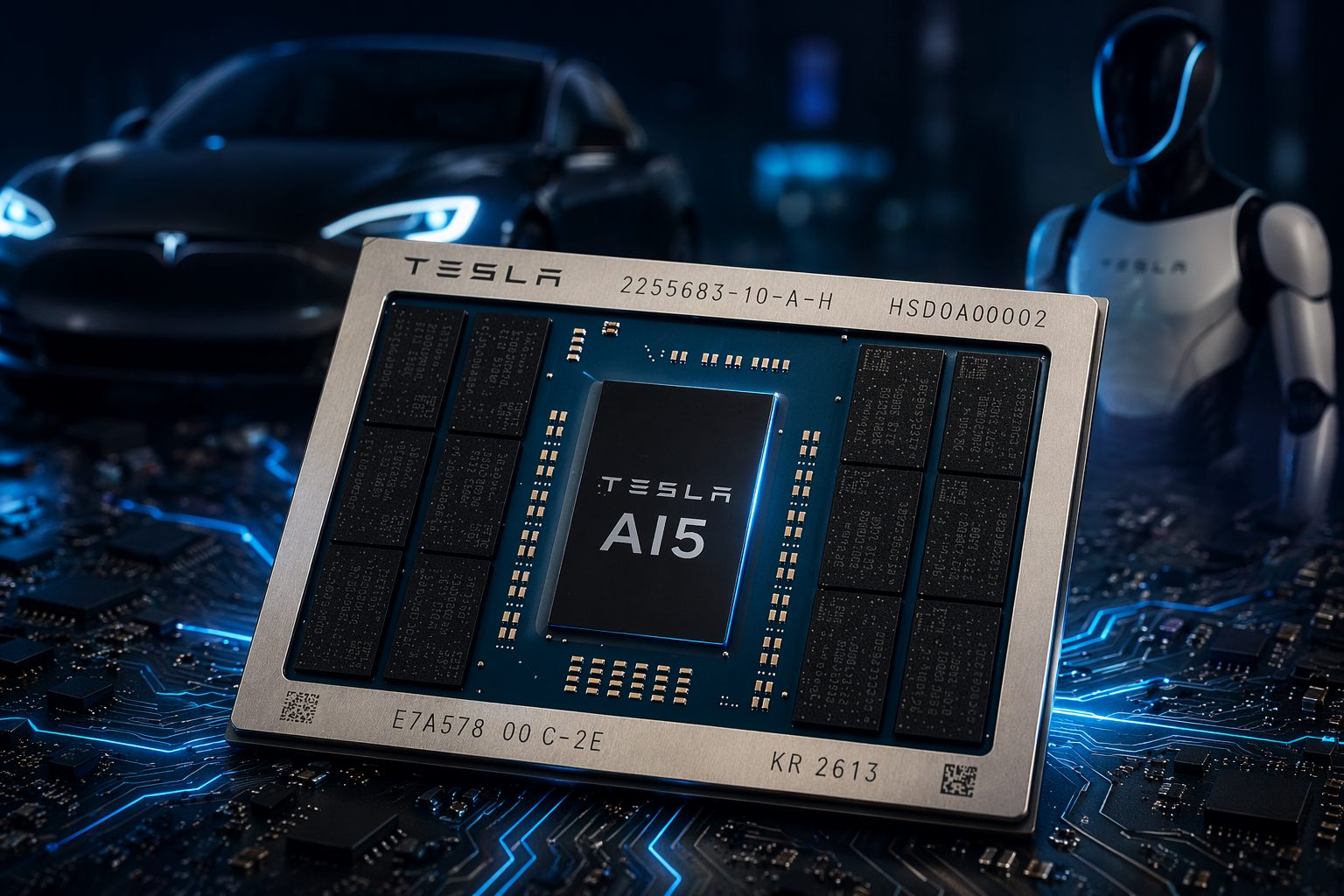 Elon Musk cảm ơn Samsung: Chip AI5 của Tesla đã hoàn tất, sẵn sàng cho xe tự lái