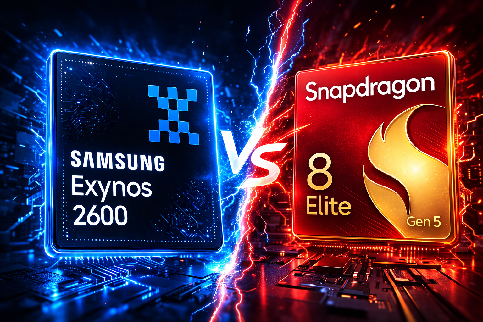 So sánh Exynos 2600 vs Snapdragon 8 Elite: Chip nào mạnh hơn trên smartphone flagship?