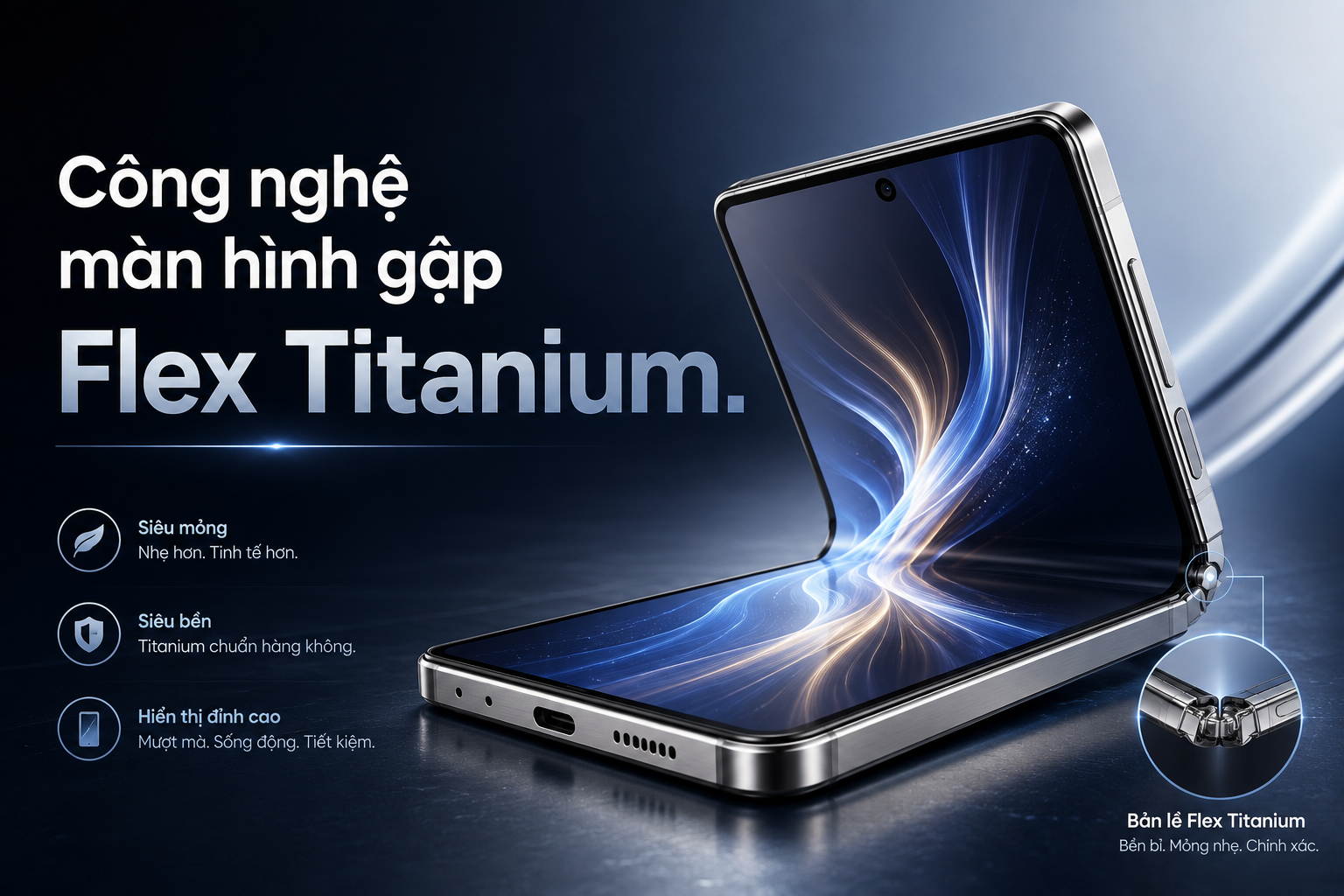 Flex Titanium là gì? Công nghệ màn hình gập mới của Samsung