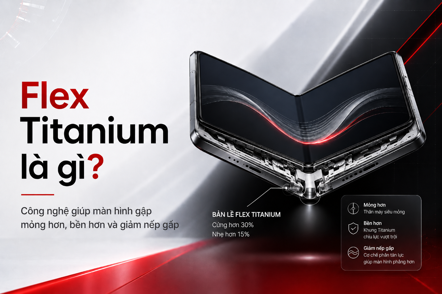 Flex Titanium là gì? Công nghệ màn hình gập Samsung