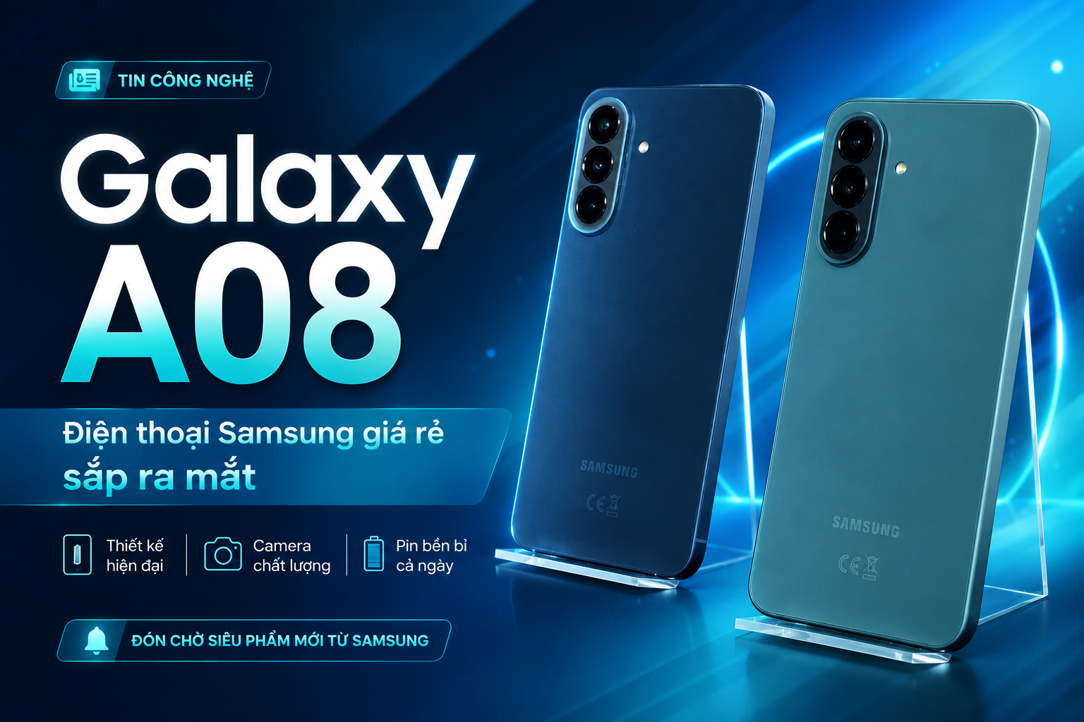 Galaxy A08 có thể sắp ra mắt: Samsung chuẩn bị thêm lựa chọn điện thoại giá rẻ mới?