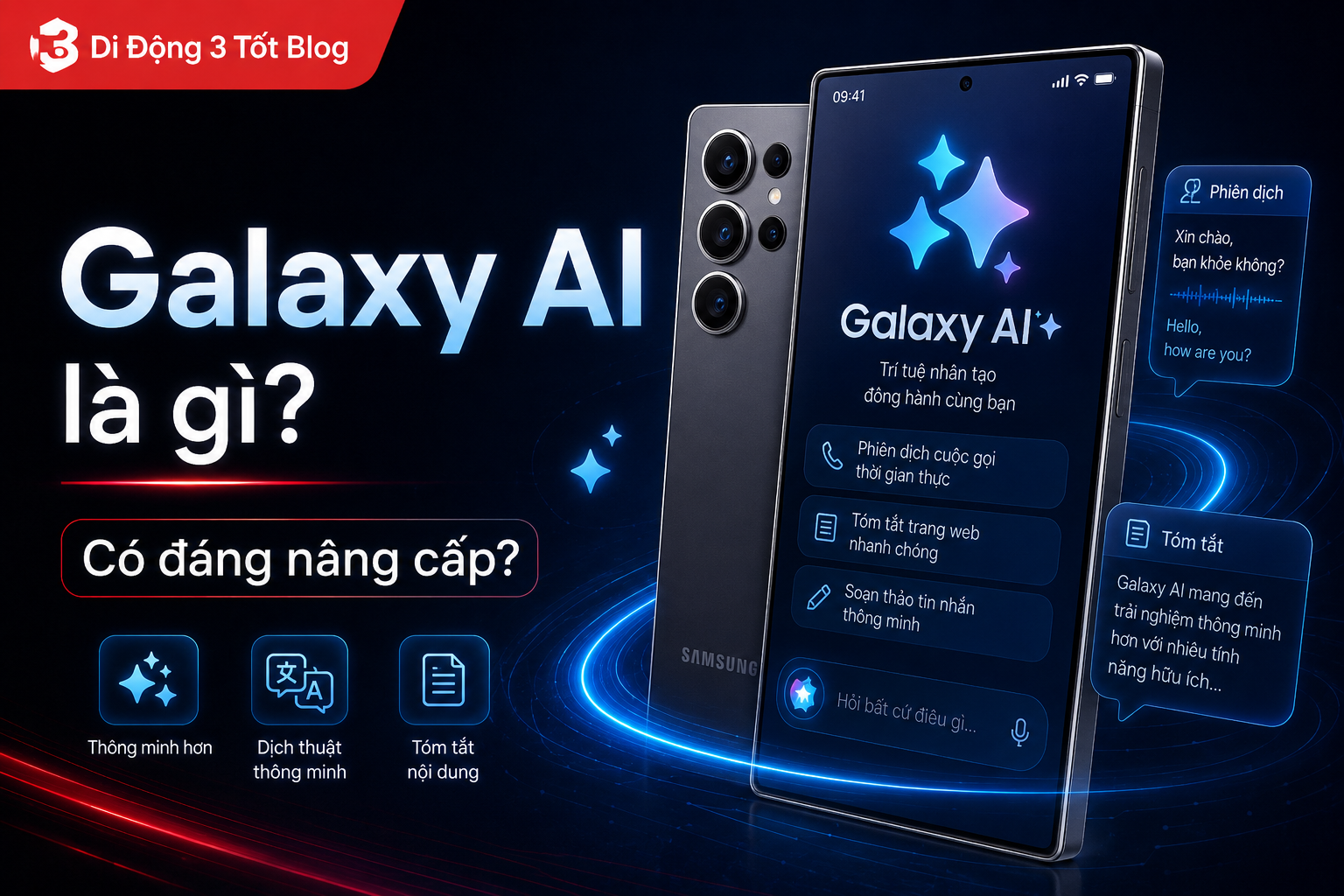 Galaxy AI là gì? Có đáng để nâng cấp điện thoại Samsung?