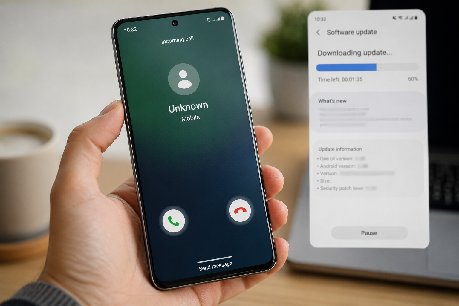 Galaxy chậm hiện màn hình cuộc gọi sau One UI 8.5: cách xử lý trước khi thay màn hình
