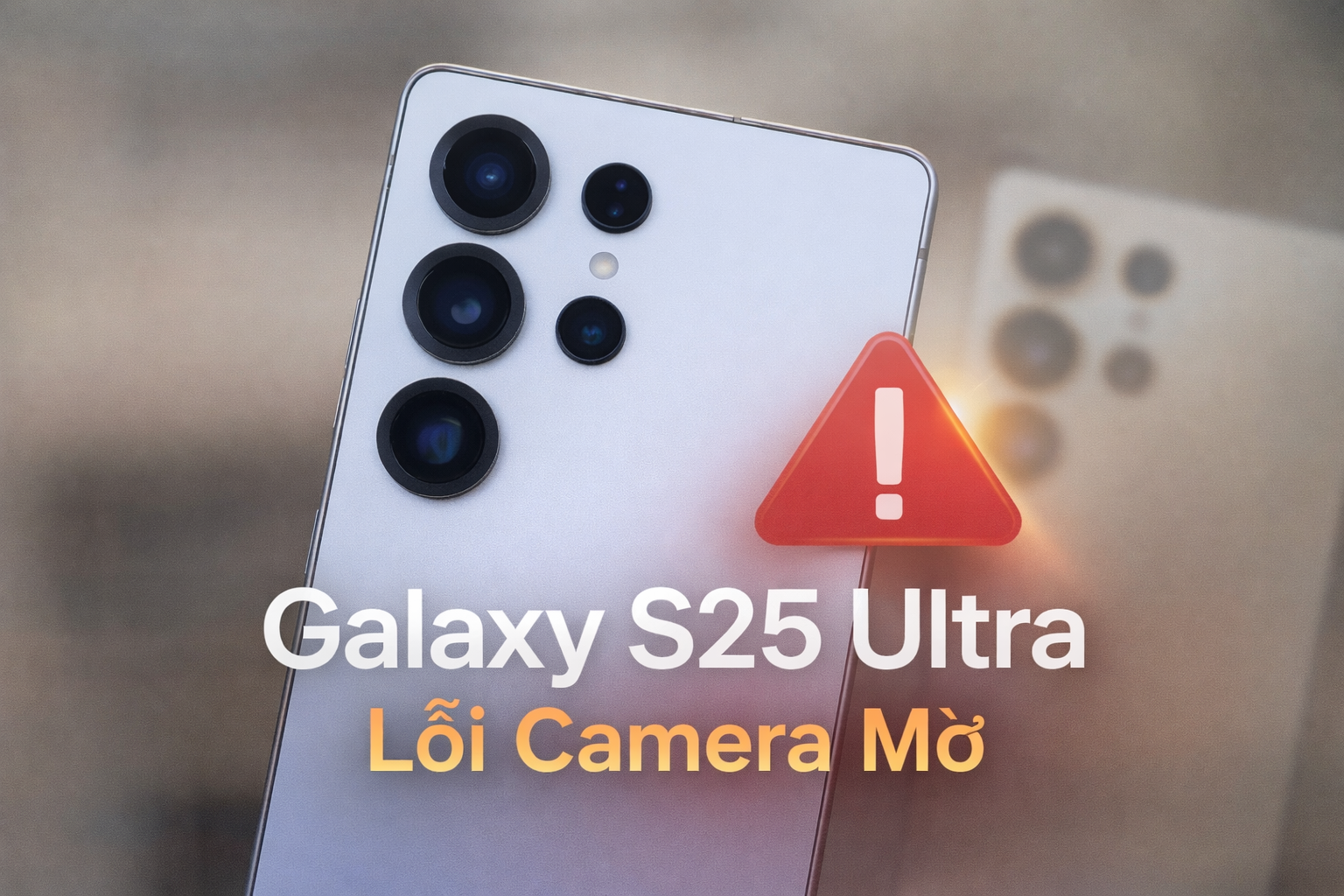 Galaxy S25 Ultra bị lỗi camera mờ: Nguyên nhân và cách khắc phục