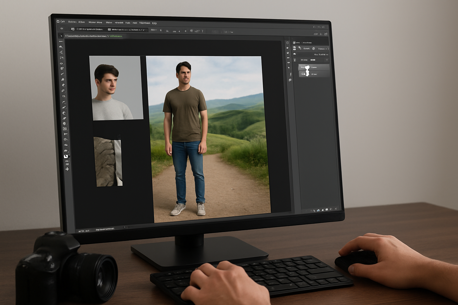 Ghép ảnh chân thật bằng Photoshop
