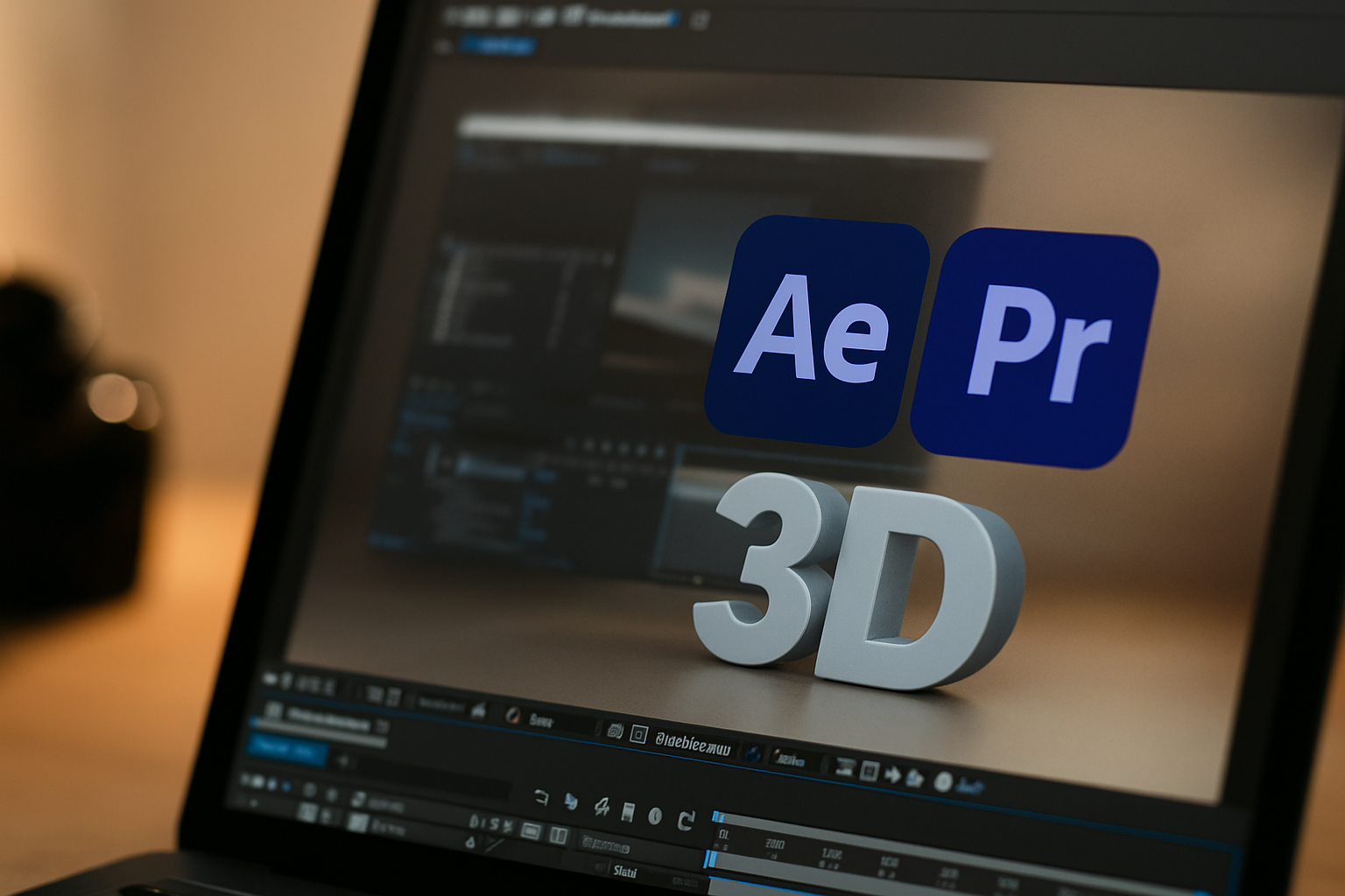 Ghép chữ 3D vào video bằng Premiere Pro & After Effects cho người mới