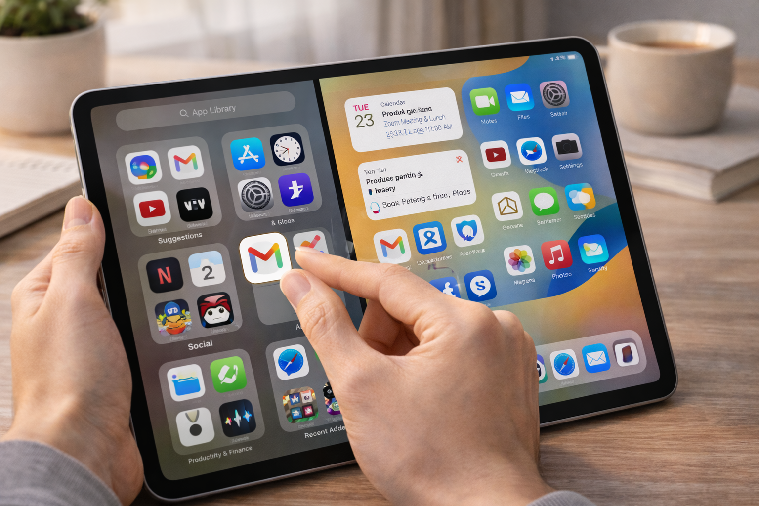 Ghim ứng dụng quan trọng ra màn hình chính iPad