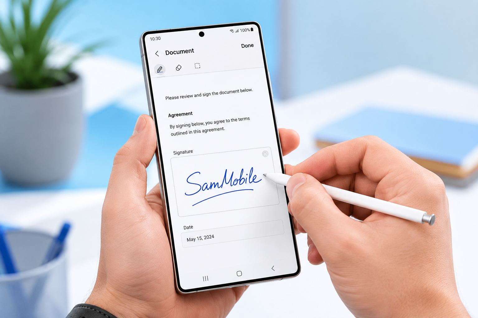 Google sắp có ứng dụng Signature giúp ký tài liệu dễ hơn trên điện thoại Galaxy