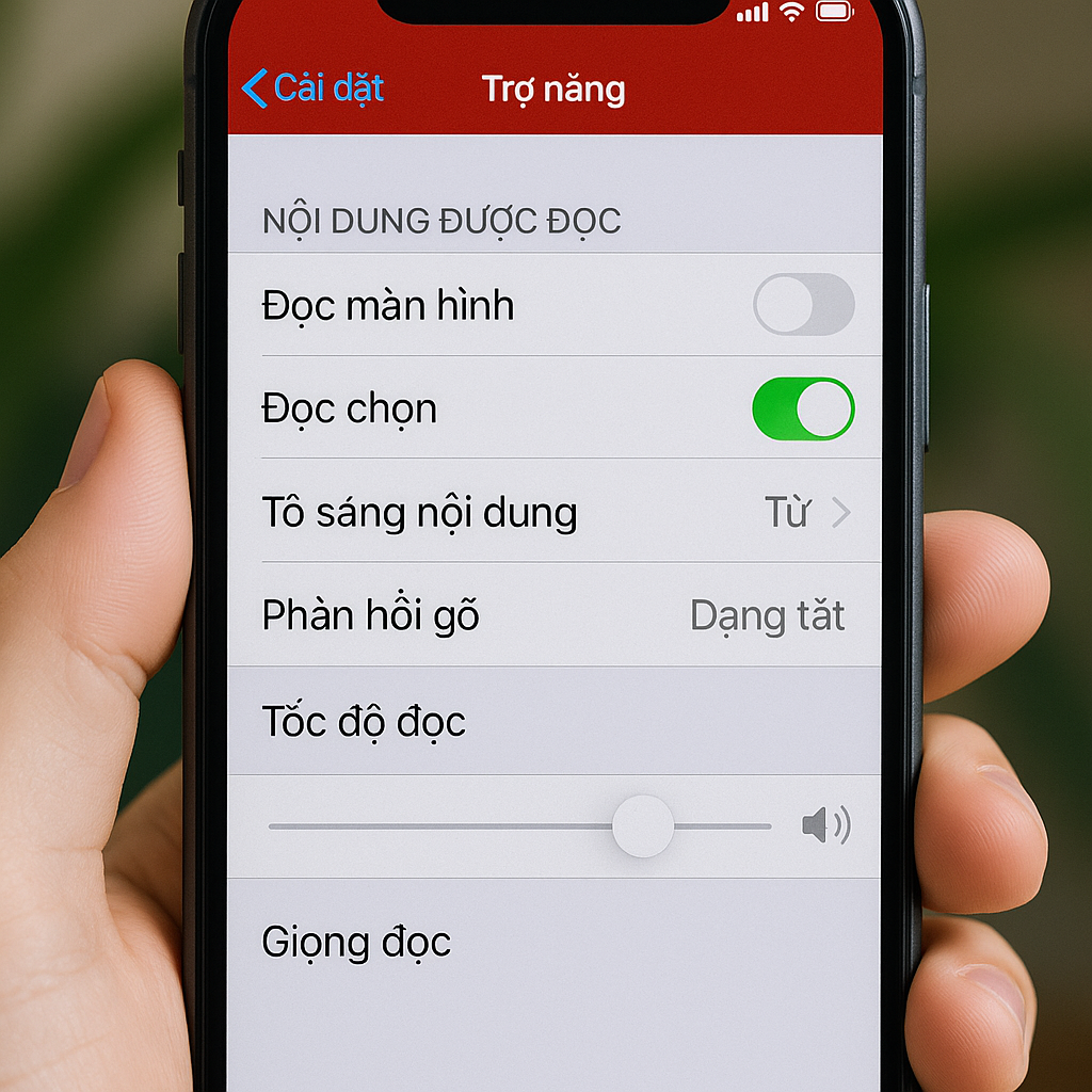Hướng dẫn bật Đọc chọn (Speak Selection) để iPhone đọc văn bản cho bạn
