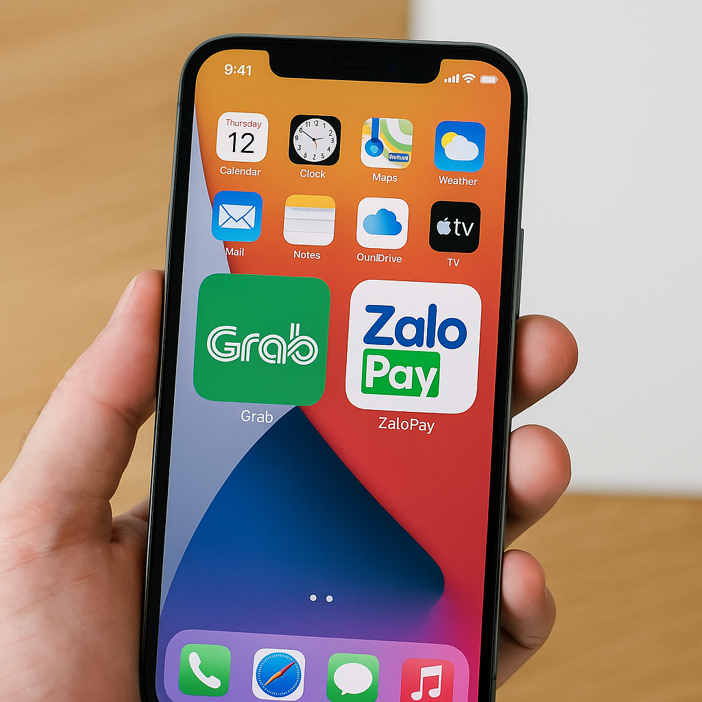 Hướng dẫn đặt xe Grab và thanh toán bằng ZaloPay trên iPhone
