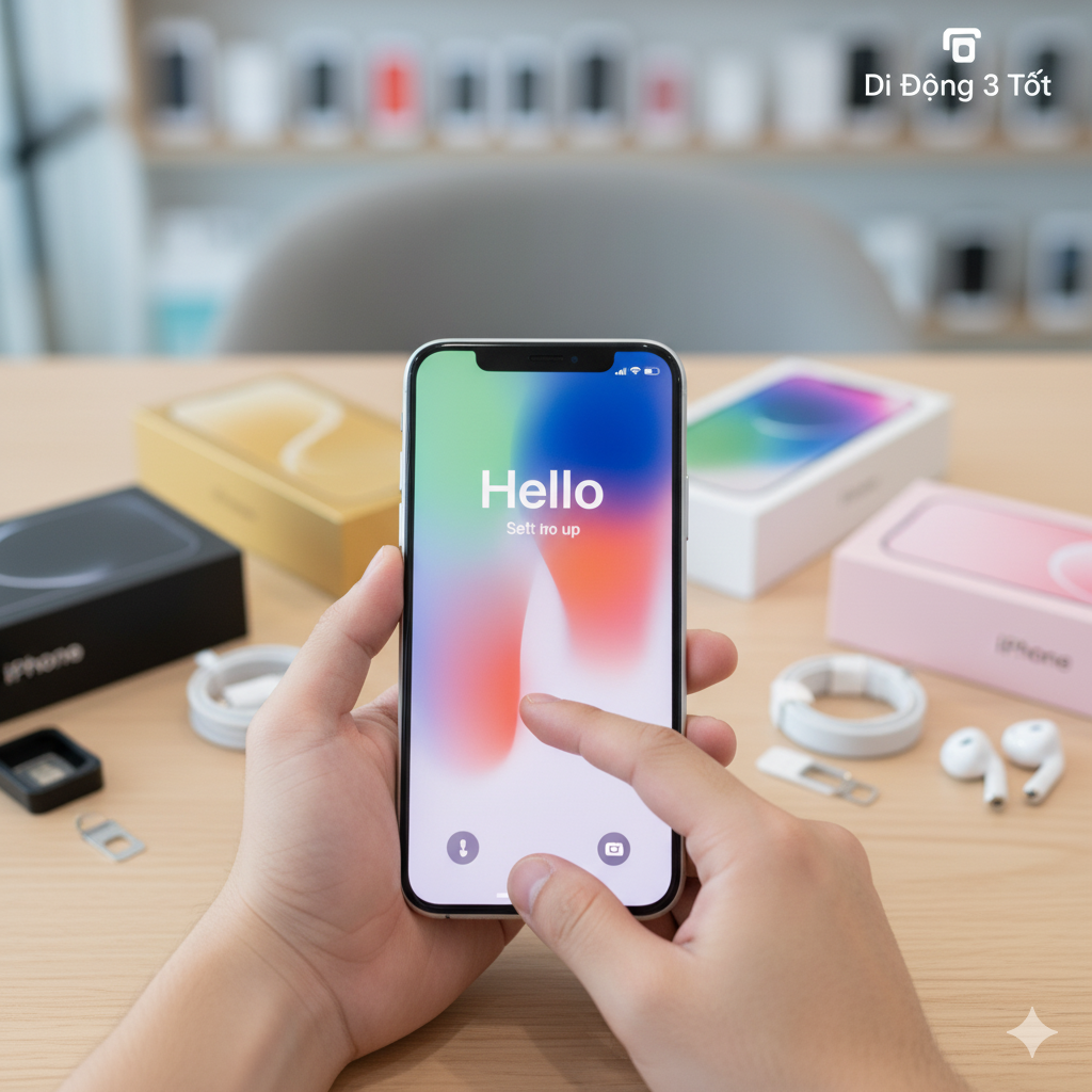 Hướng Dẫn Kích Hoạt iPhone Mới Mua Lần Đầu Tiên: Từ A-Z Cho Người Mới Tại Di Động 3 Tốt
