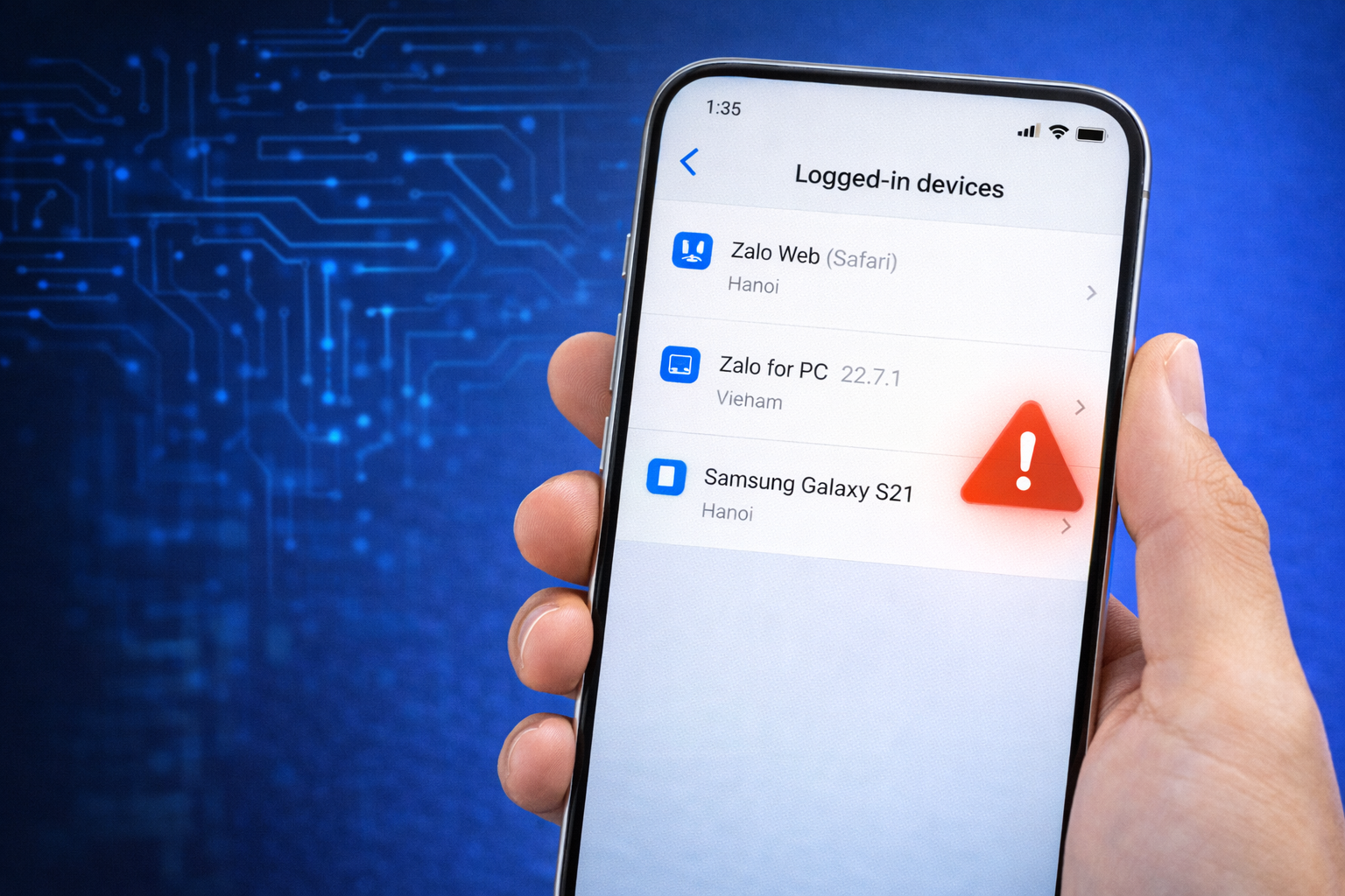 Hướng dẫn xóa thiết bị đăng nhập Zalo từ xa – Bảo vệ tài khoản khỏi bị theo dõi dịp Tết