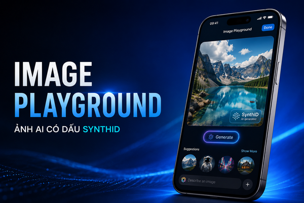 Image Playground mới tạo ảnh giống thật đến đâu? Cách Apple dùng SynthID để đánh dấu ảnh AI