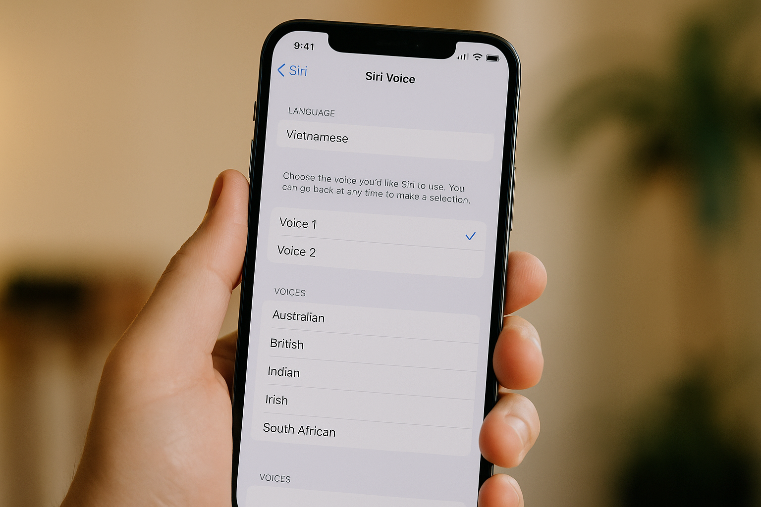 Cách tùy chỉnh giọng nói, ngôn ngữ và tốc độ Siri để sử dụng mượt hơn trên iPhone