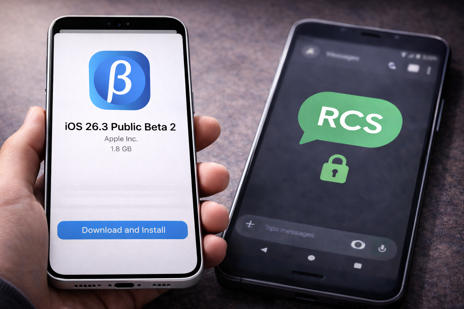 iOS 26.3 Public Beta 2 đã phát hành: Xuất hiện dấu hiệu mã hóa RCS đầu cuối