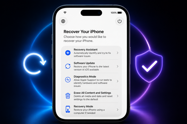 iOS 27 ra mắt chế độ khôi phục mới: Sửa lỗi iPhone không cần máy tính
