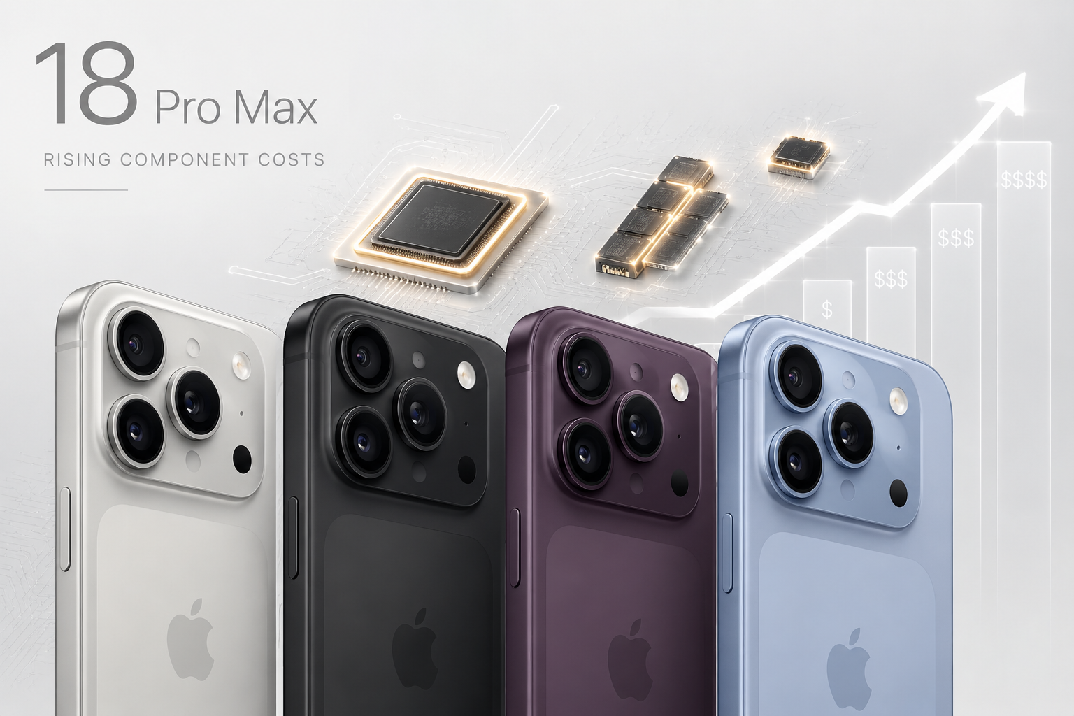 iPhone 18 Pro Max có thể tăng gần 300 USD chi phí linh kiện, giá bán sẽ đắt hơn bao nhiêu?