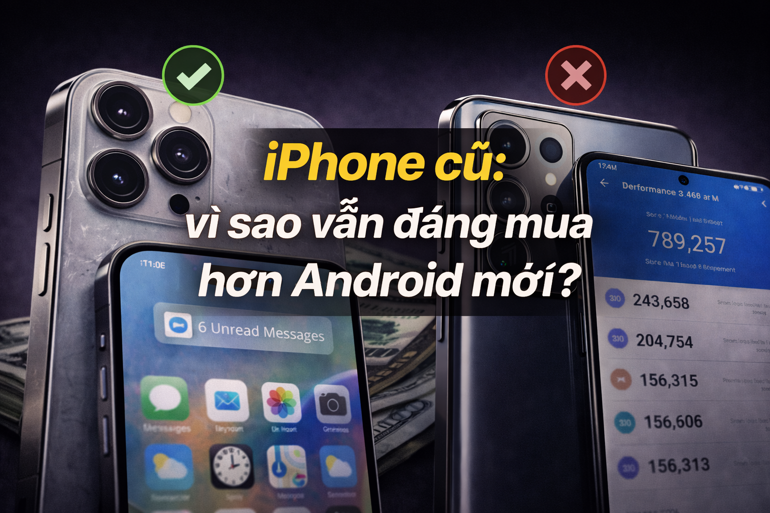 iPhone cũ: vì sao vẫn đáng mua hơn Android mới?