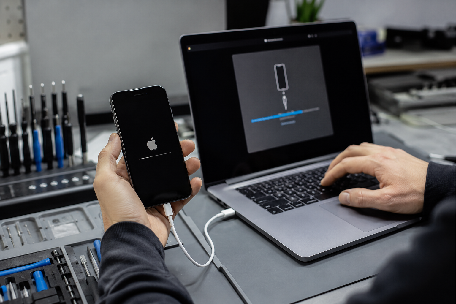 iPhone kẹt logo Apple sau cập nhật: cách dùng Recovery Mode trước khi nghĩ đến lỗi phần cứng