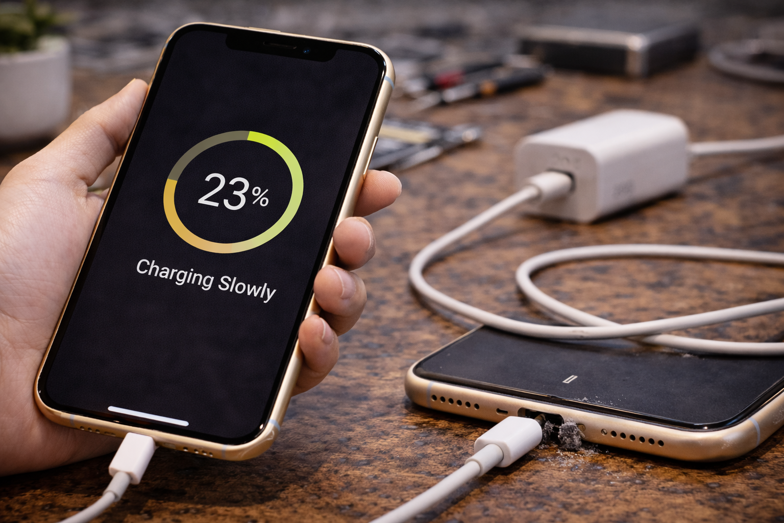 iPhone sạc chậm, không nhận sạc nhanh – Lỗi do đâu & cách xử lý (2025)