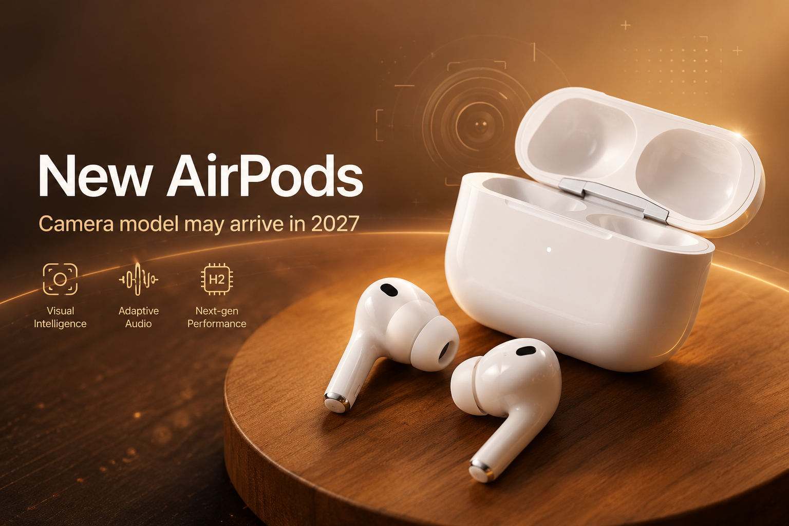 Khi nào Apple ra mắt AirPods mới? AirPods tích hợp camera có thể phải chờ đến cuối năm 2027