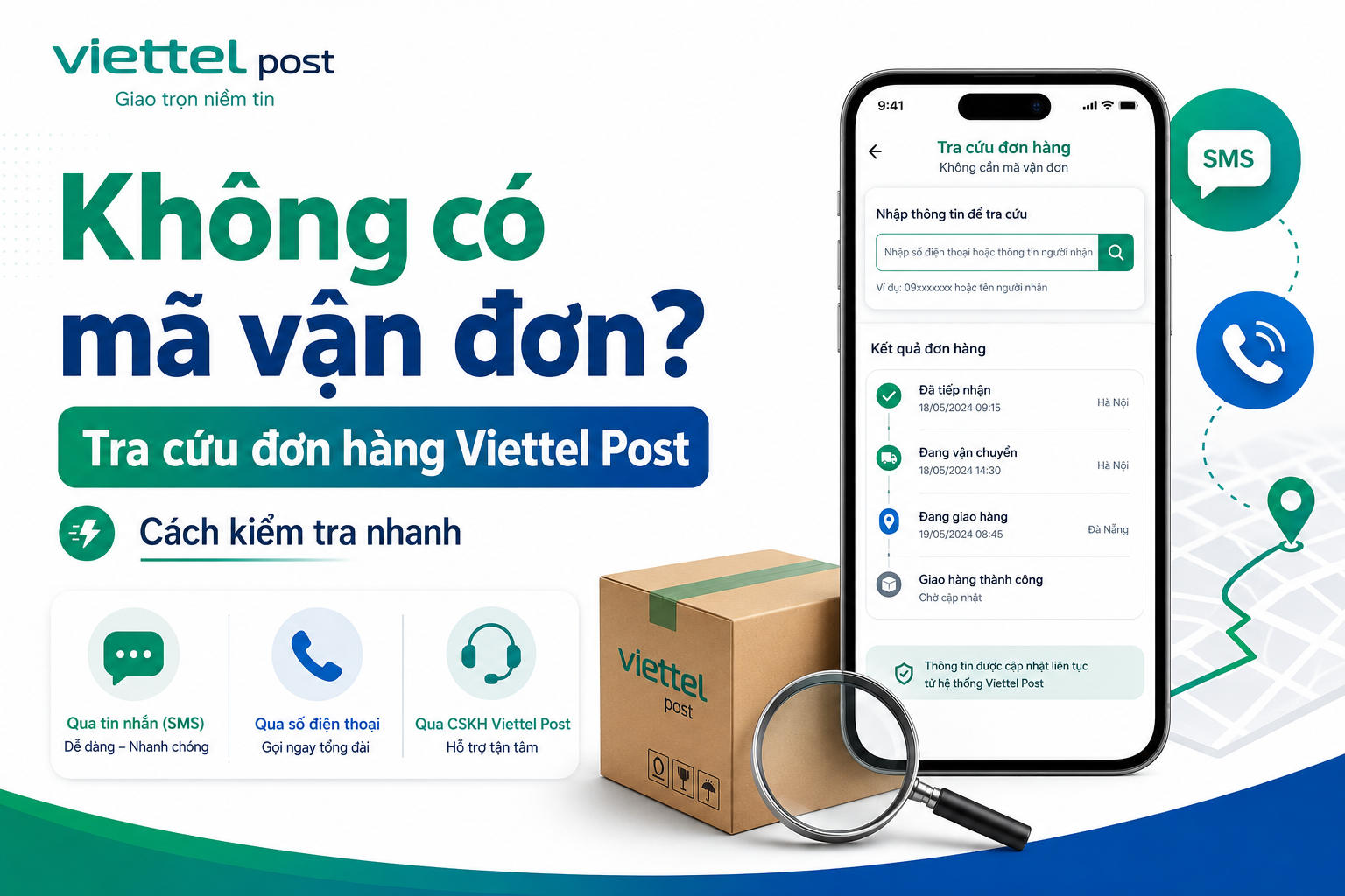 Không có mã vận đơn Viettel Post thì tra cứu đơn hàng thế nào?
