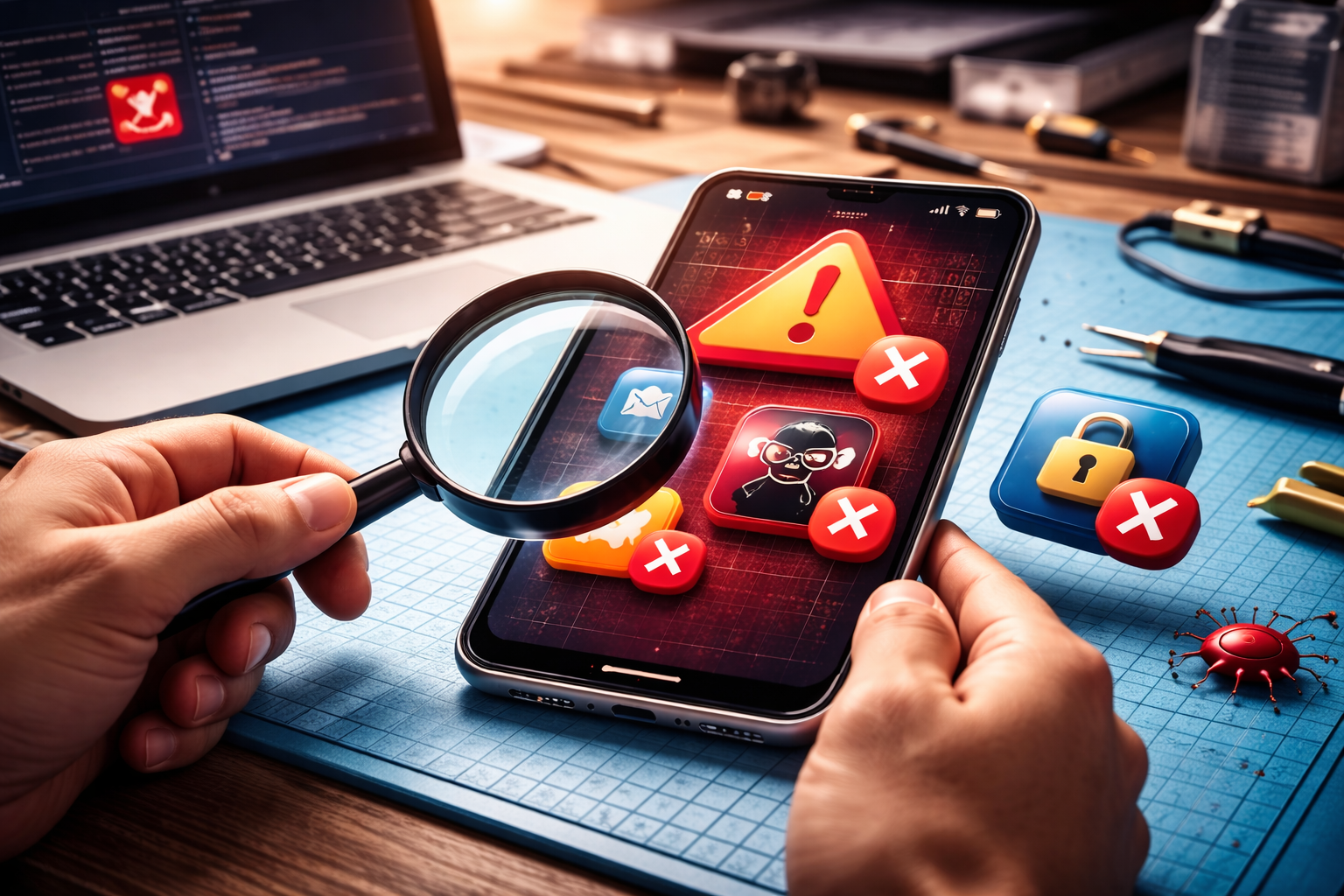 Kiểm tra & xử lý điện thoại bị hack tại Di Động 3 Tốt – An toàn, rõ ràng