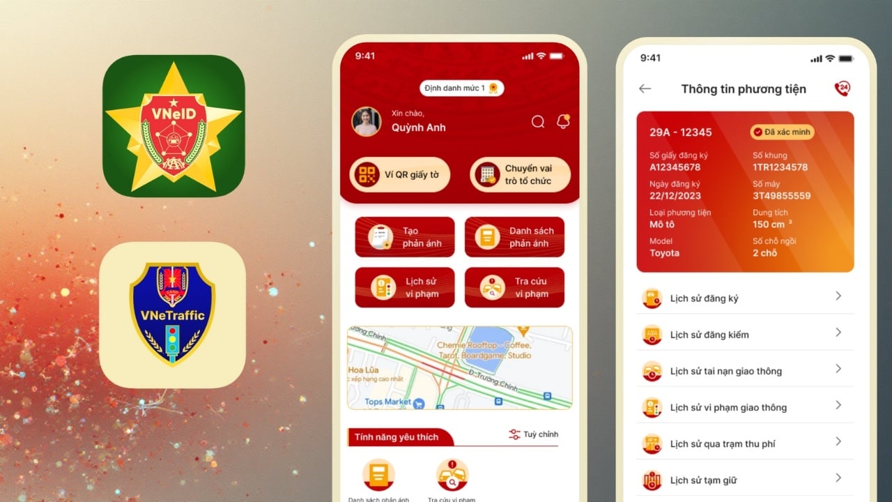 Hướng dẫn đồng bộ VNeID với VNeTraffic để sử dụng tiện ích giao thông số mọi lúc mọi nơi